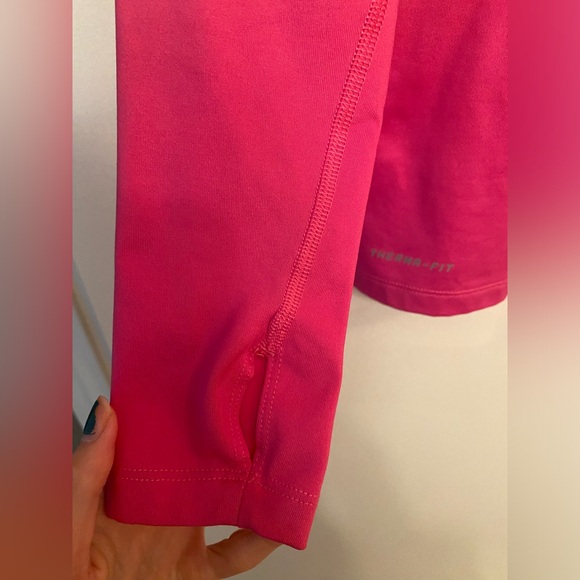 Nike Pro Combat Dri-Fit Pink Camo Zip Sweatshirt - Size Small - Picture 9 of 12